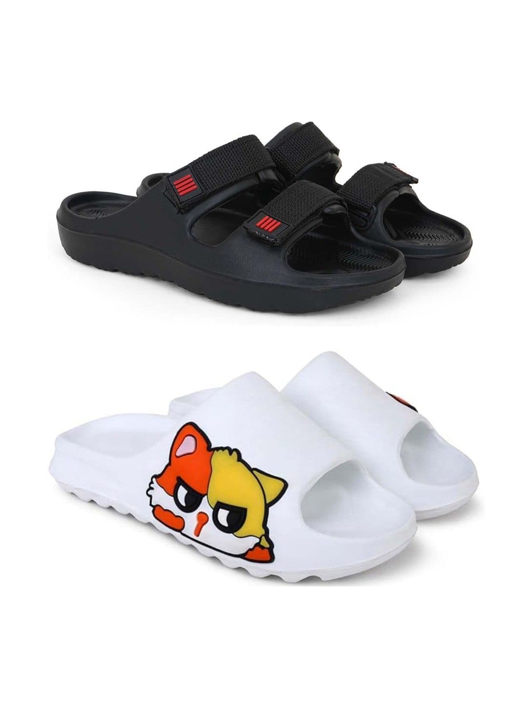KAPYANSH Men Printed Sliders - view 1