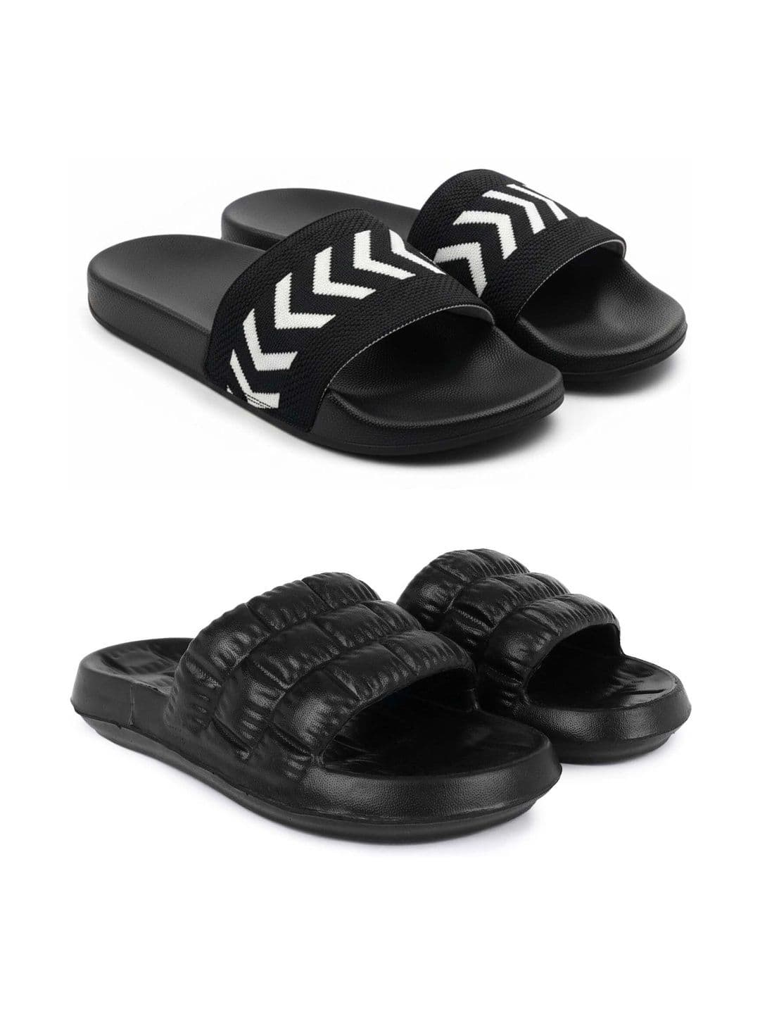Pampy Angel Men Printed Sliders - view 1