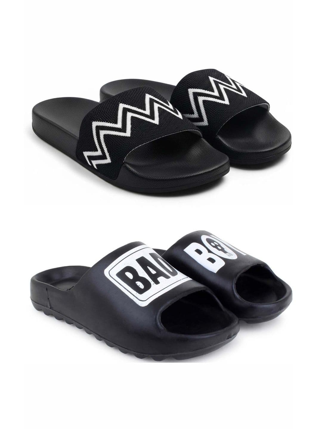 KAPYANSH Men Printed Sliders - view 1