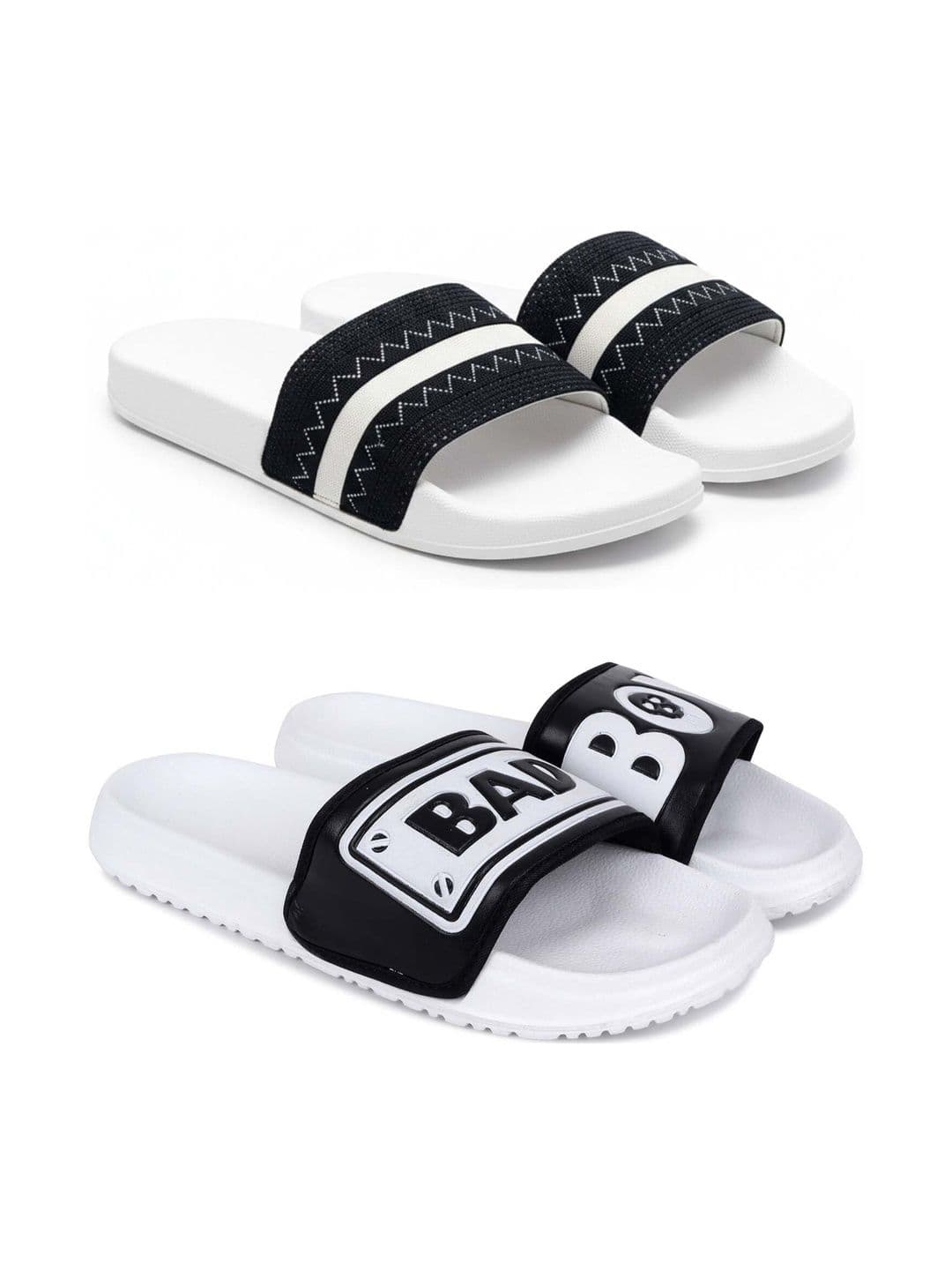KAPYANSH Men Printed Sliders - view 1