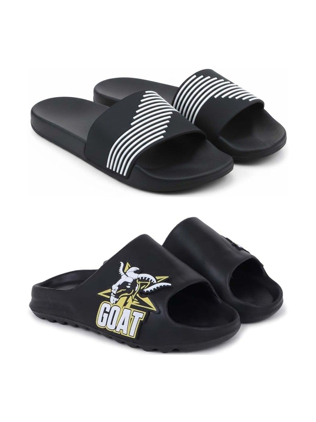 KAPYANSH Men Printed Sliders - view 1