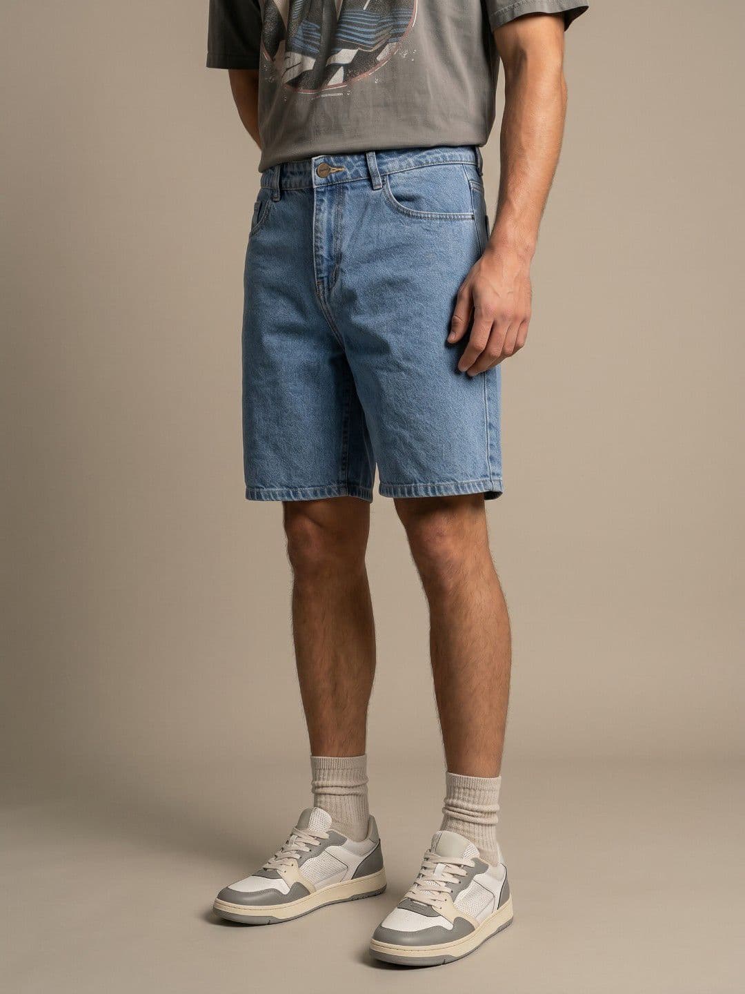 glitchez Men Denim Shorts