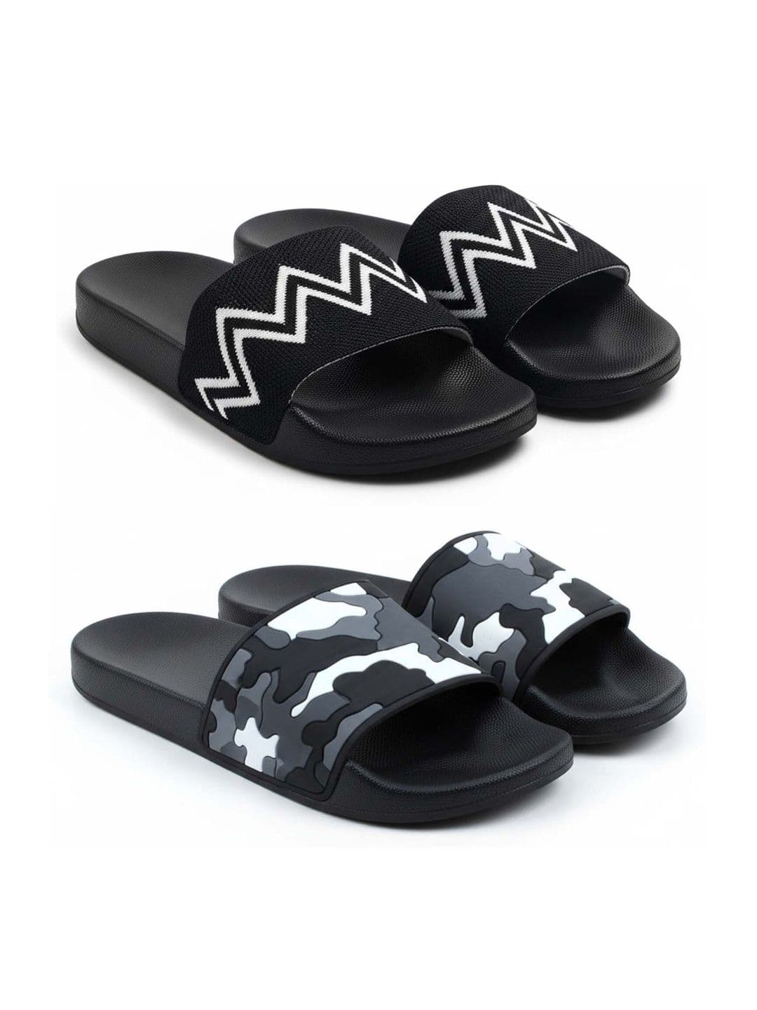 KAPYANSH Men Printed Sliders - view 1