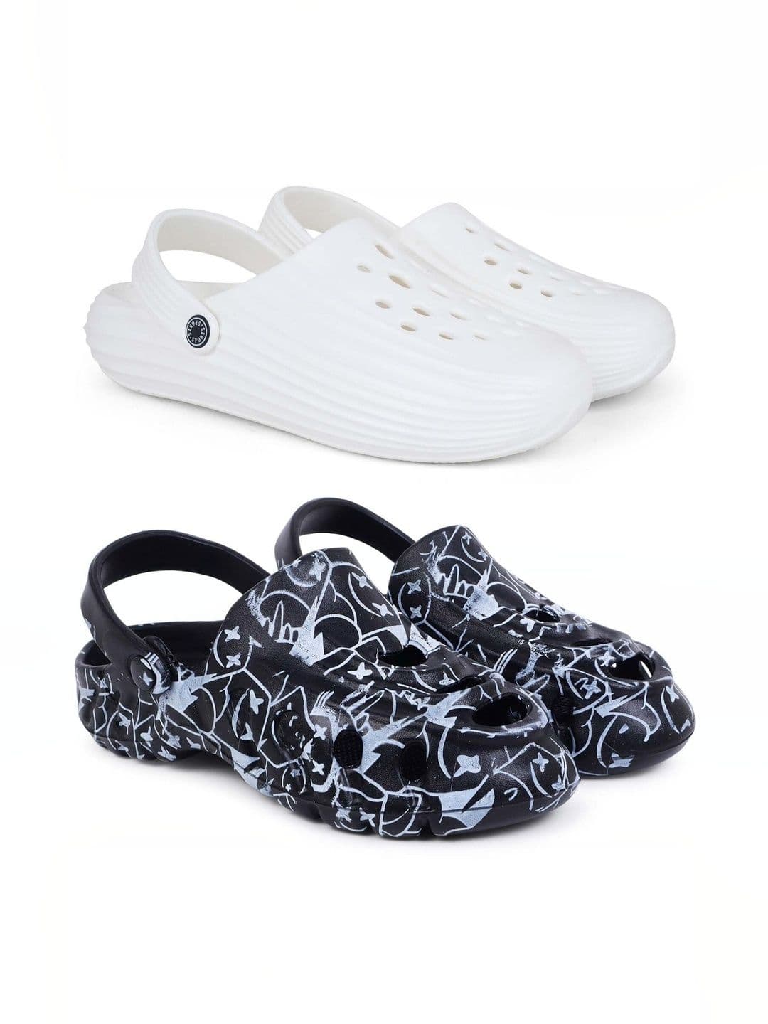 Pampy Angel Men Printed Clogs - view 1