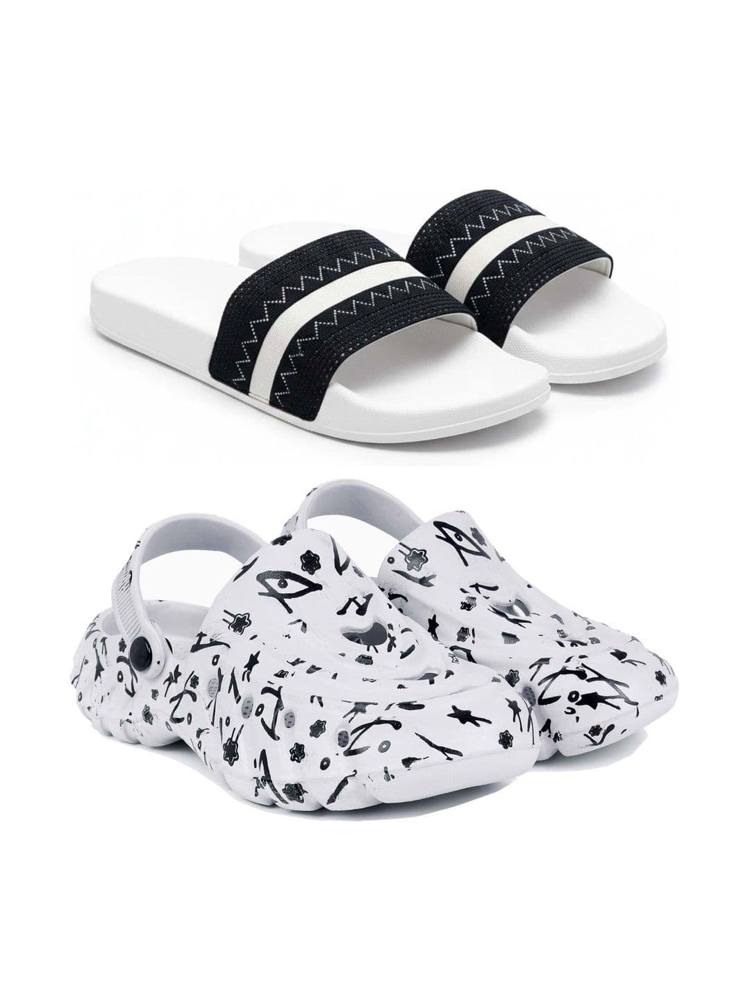 KAPYANSH Men Colourblocked Sliders - view 1