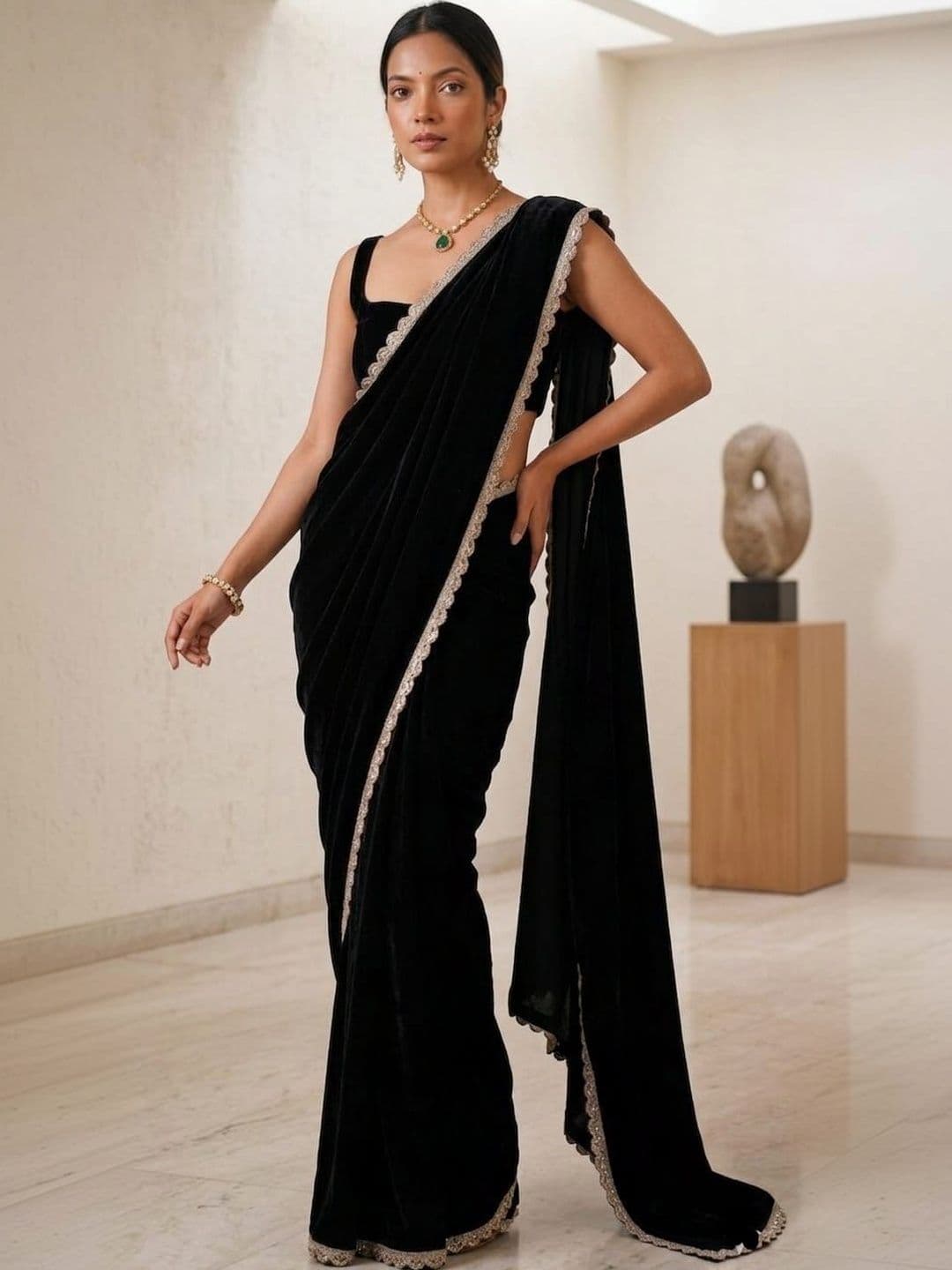 GOPINATH Embroidered Designer Saree - view 1