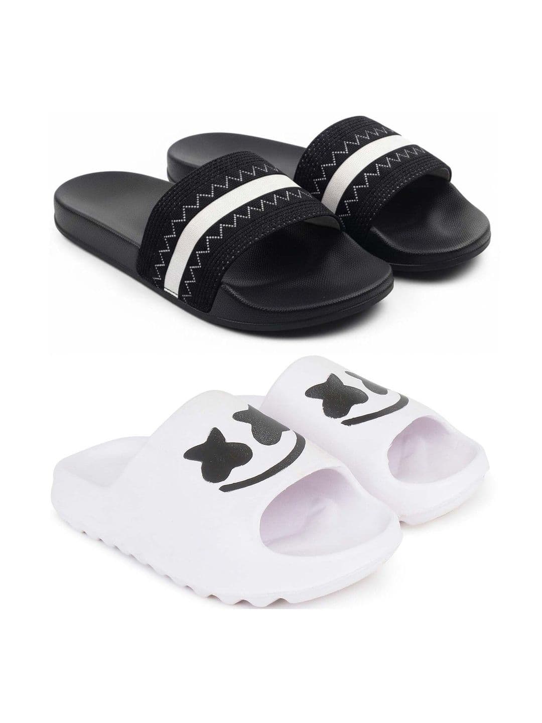 KAPYANSH Men Printed Sliders - view 1