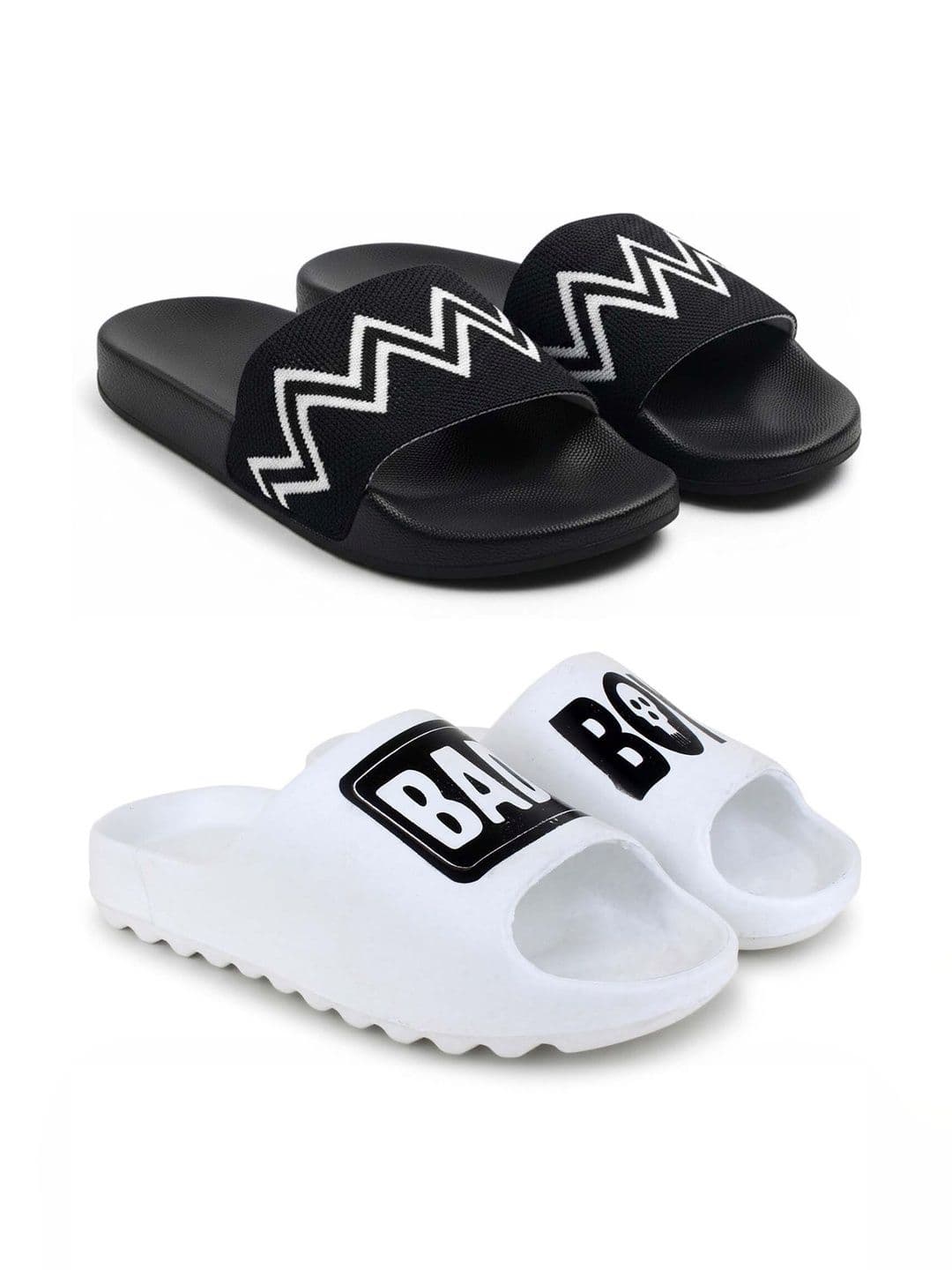 KAPYANSH Men Printed Sliders - view 1