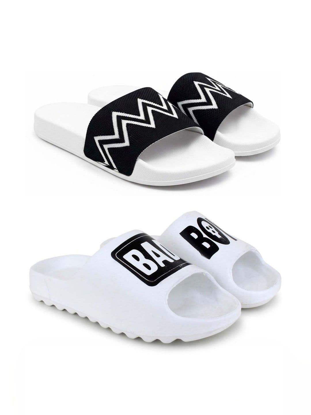 KAPYANSH Men Printed Sliders - view 1
