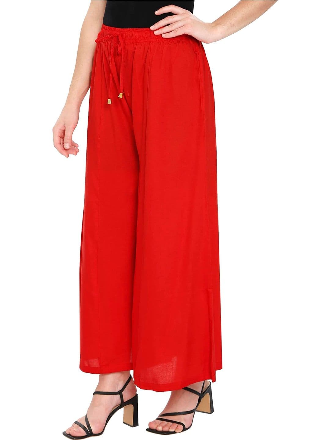 TNQ Women Flared Ethnic Palazzos - view 1