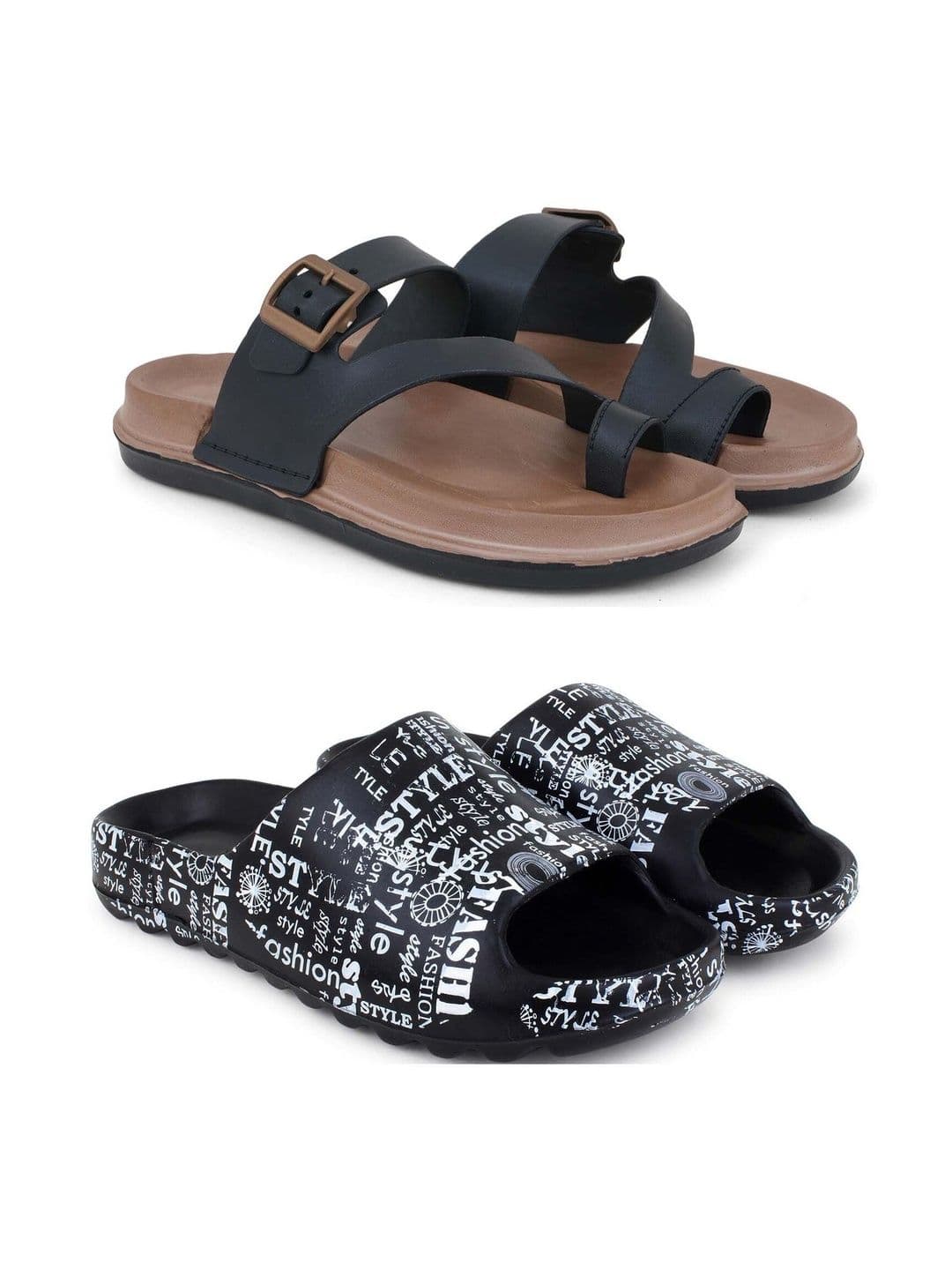 KAPYANSH Men Printed Thong Flip-Flops - view 1