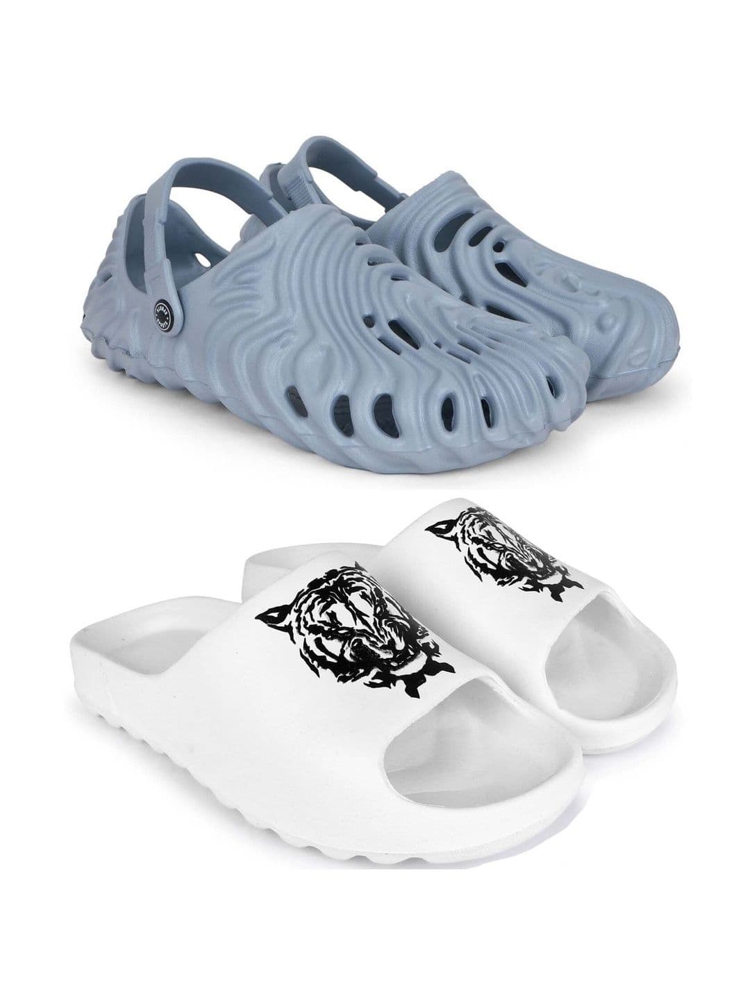 Pampy Angel Men Printed Sliders - view 1
