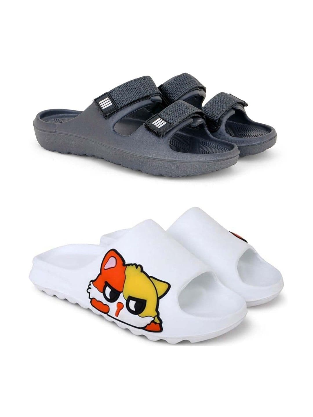KAPYANSH Men Printed Sliders - view 1