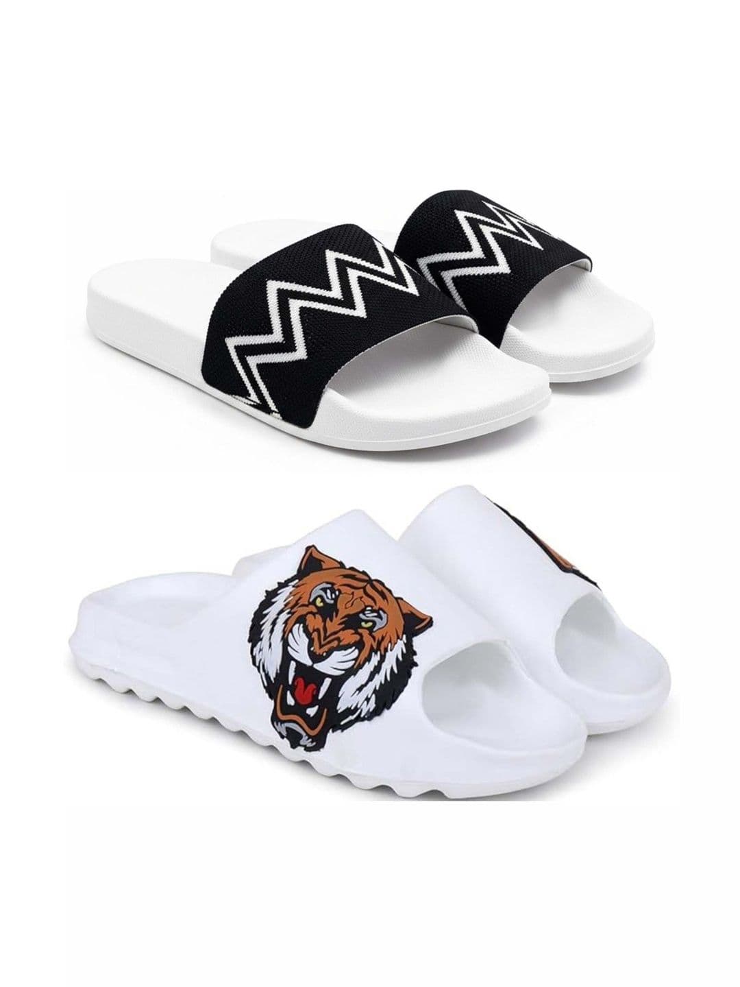 KAPYANSH Men Printed Sliders - view 1