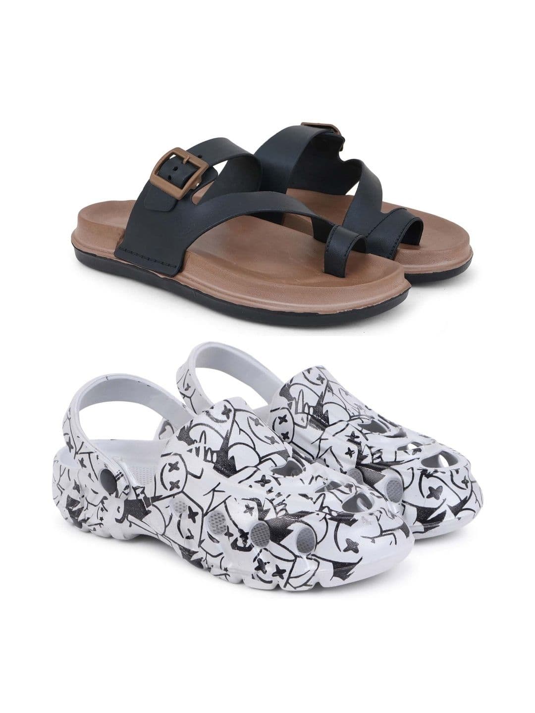 Pampy Angel Men Printed Clogs - view 1