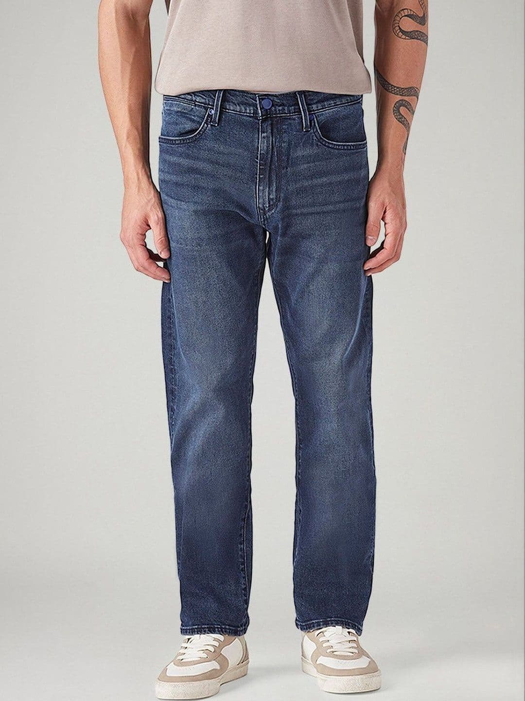 Levis Redloop Men Classic 513 Straight Fit Mid-Rise Light Fade Stretchable Jeans - view 1