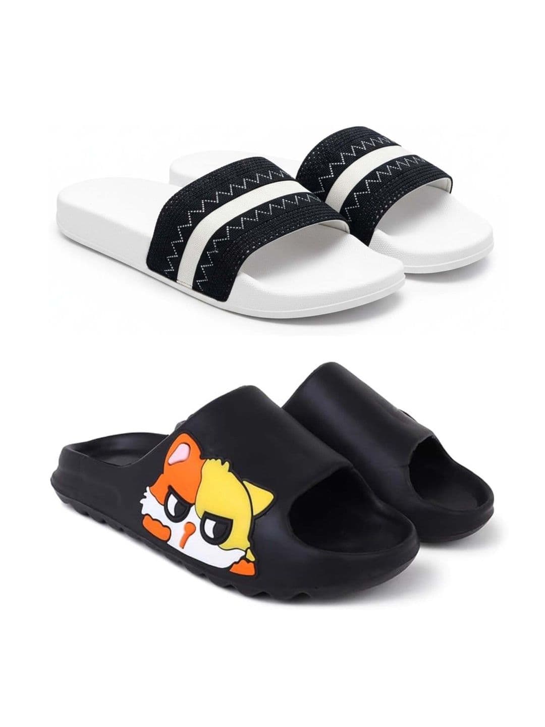 KAPYANSH Men Printed Sliders - view 1