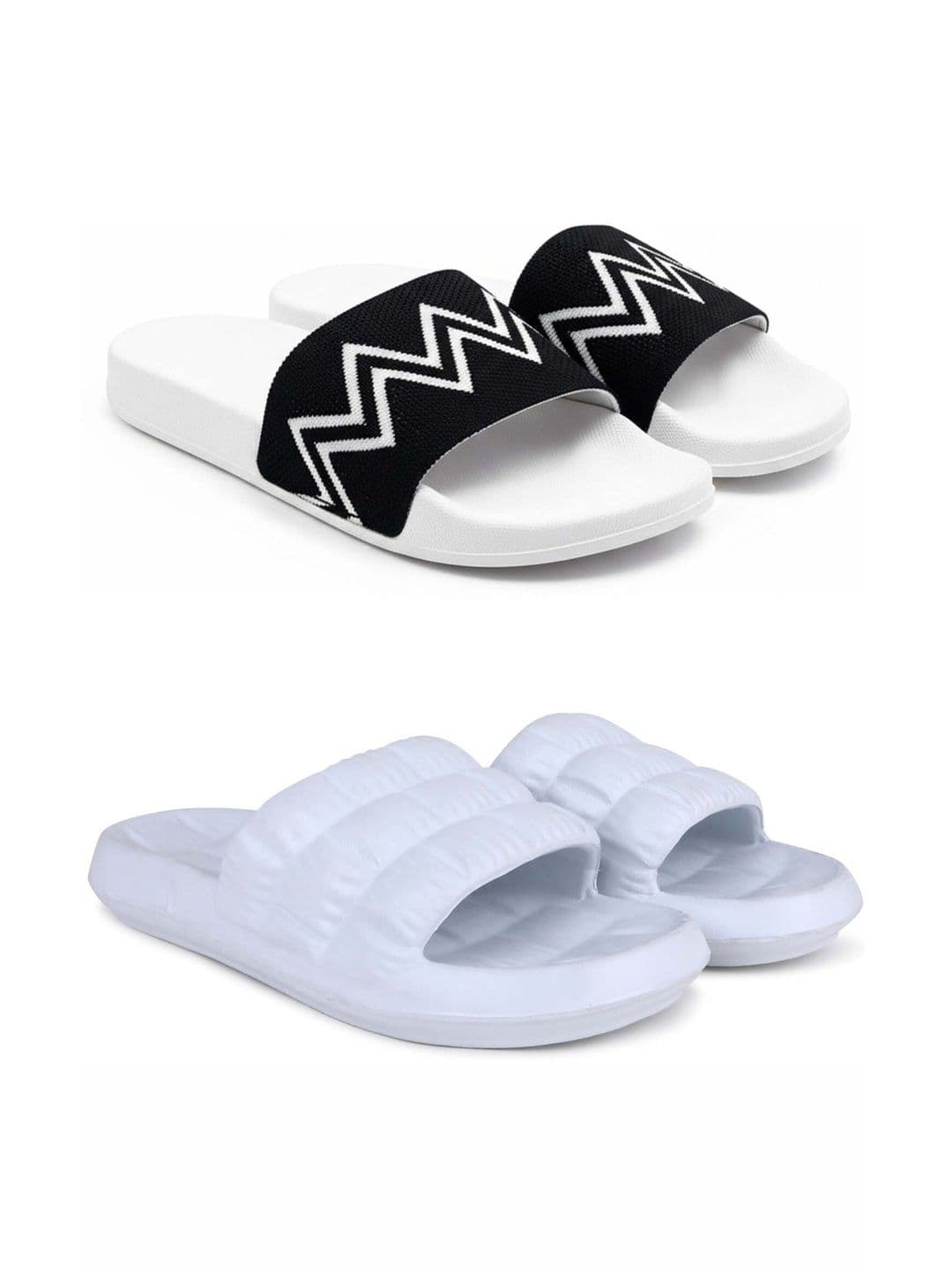 Pampy Angel Men Striped Sliders - view 1
