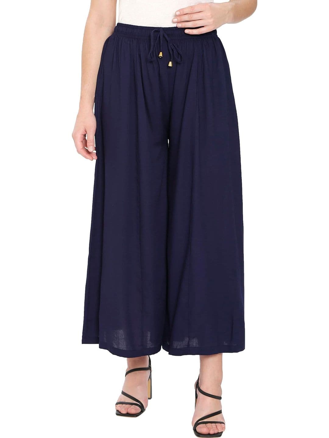 TNQ Women Flared Ethnic Palazzos - view 1