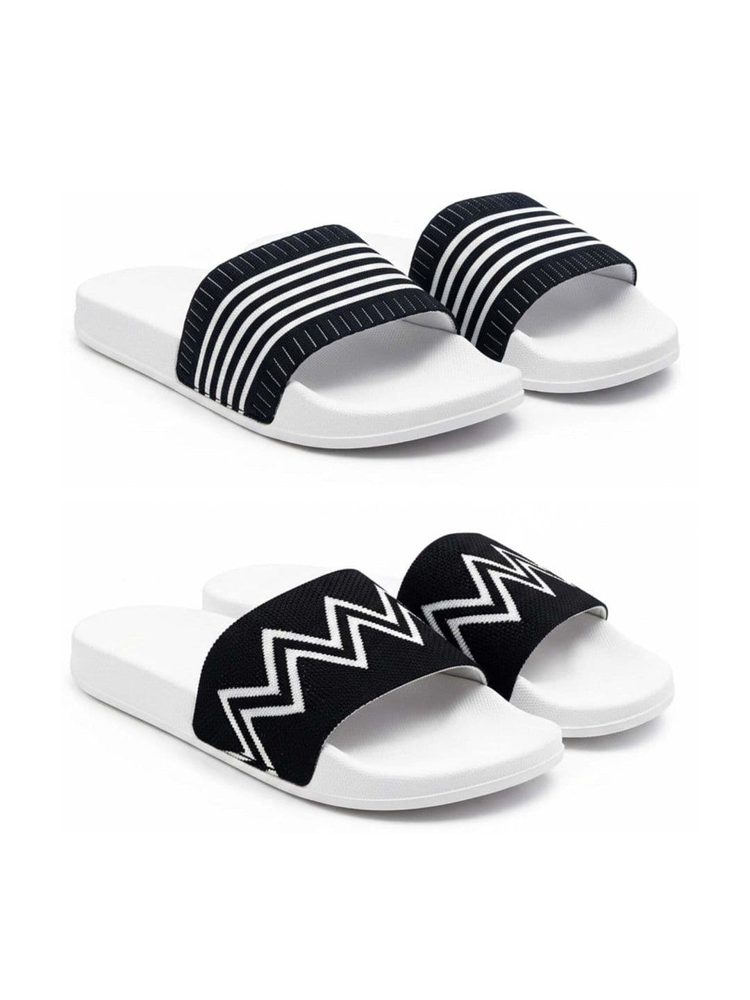 Pampy Angel Men Striped Sliders - view 1