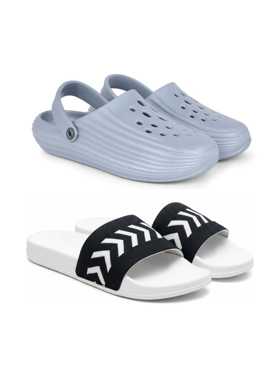 Pampy Angel Men Printed Sliders - view 1