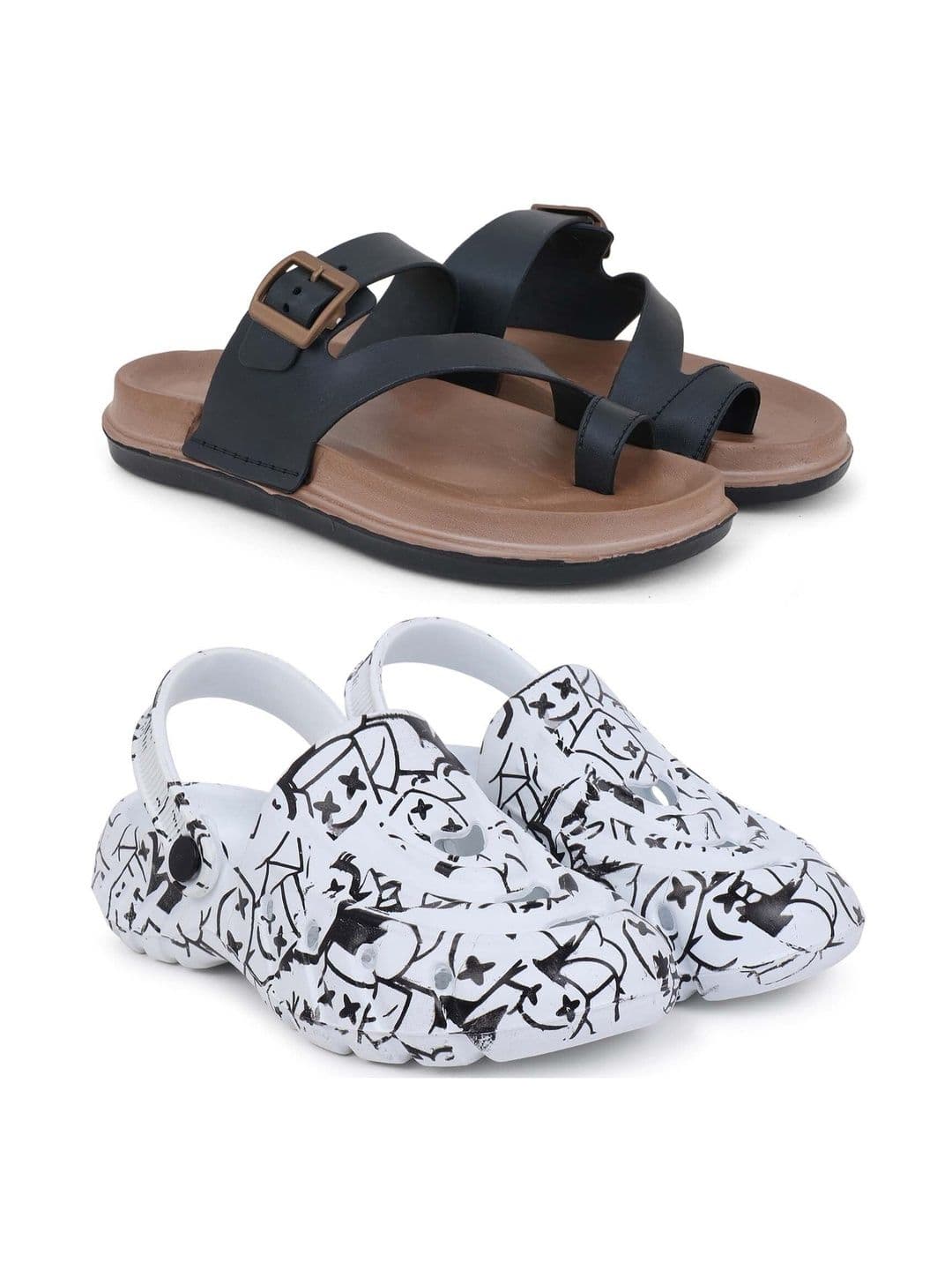 Pampy Angel Men Printed Clogs - view 1