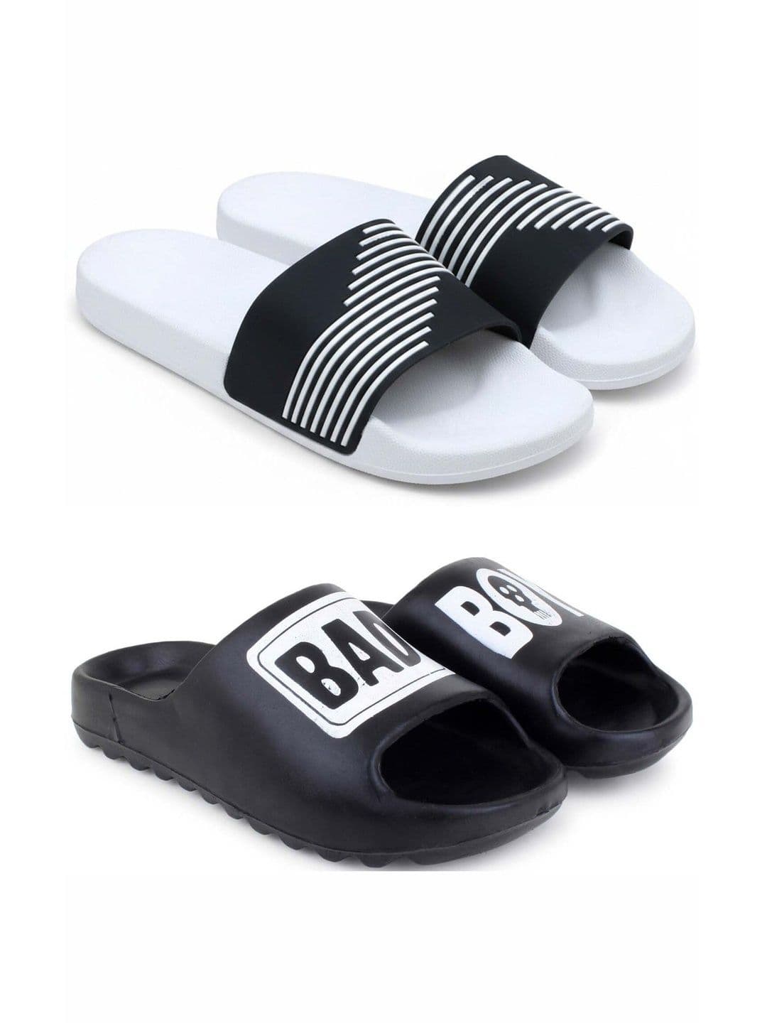 KAPYANSH Men Printed Sliders - view 1