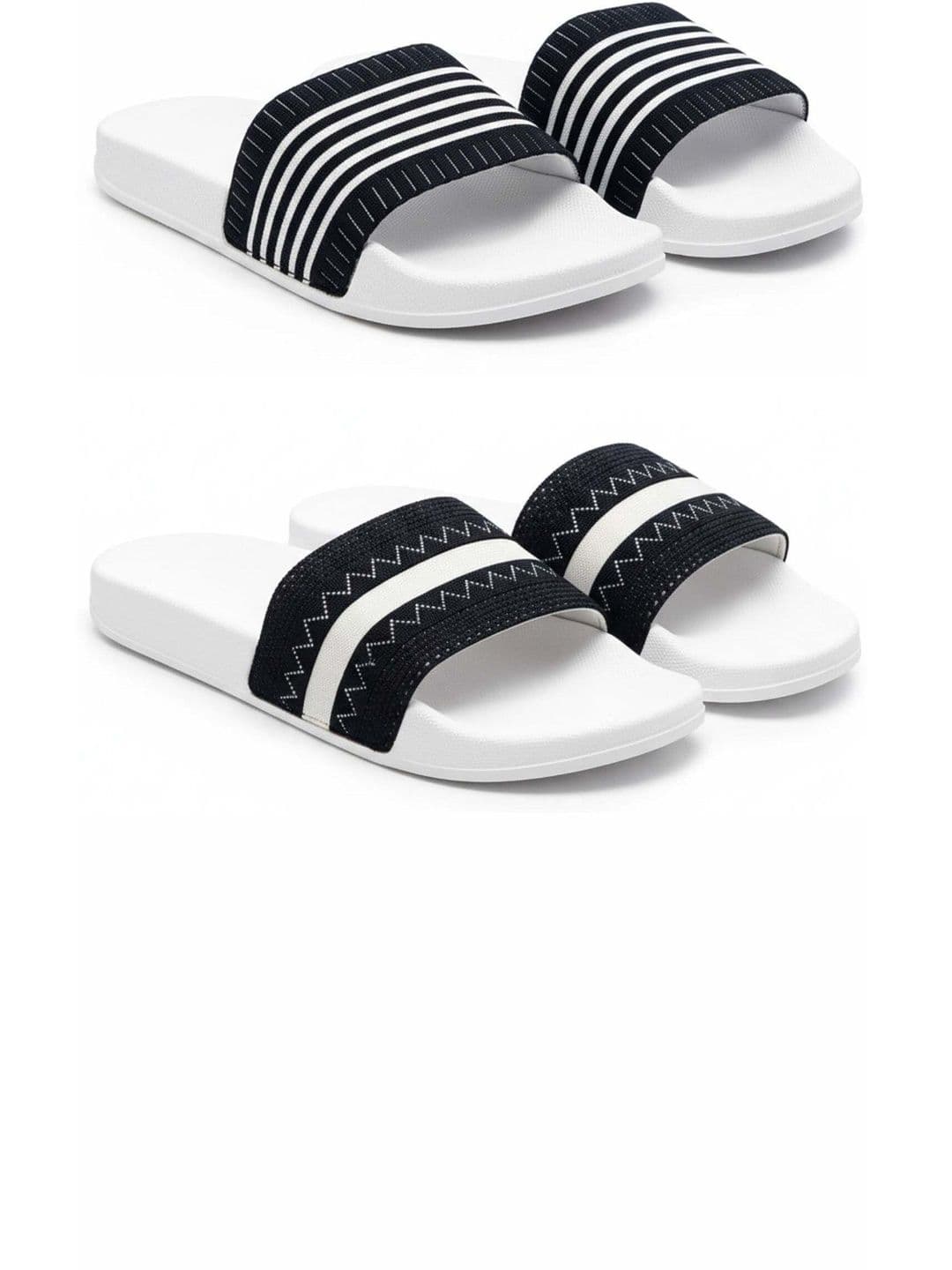 Pampy Angel Men Striped Sliders - view 1