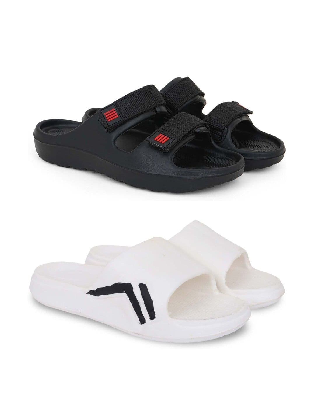 Pampy Angel Men Printed Sliders - view 1