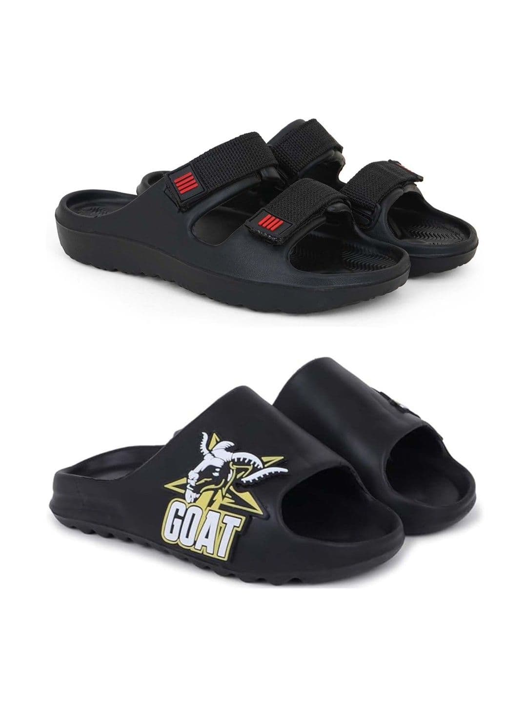 Pampy Angel Men Printed Sliders - view 1