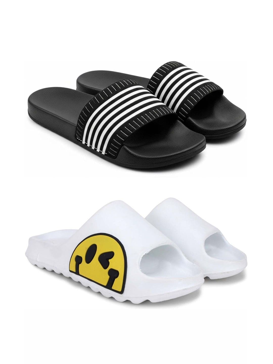 Pampy Angel Men Striped Sliders - view 1