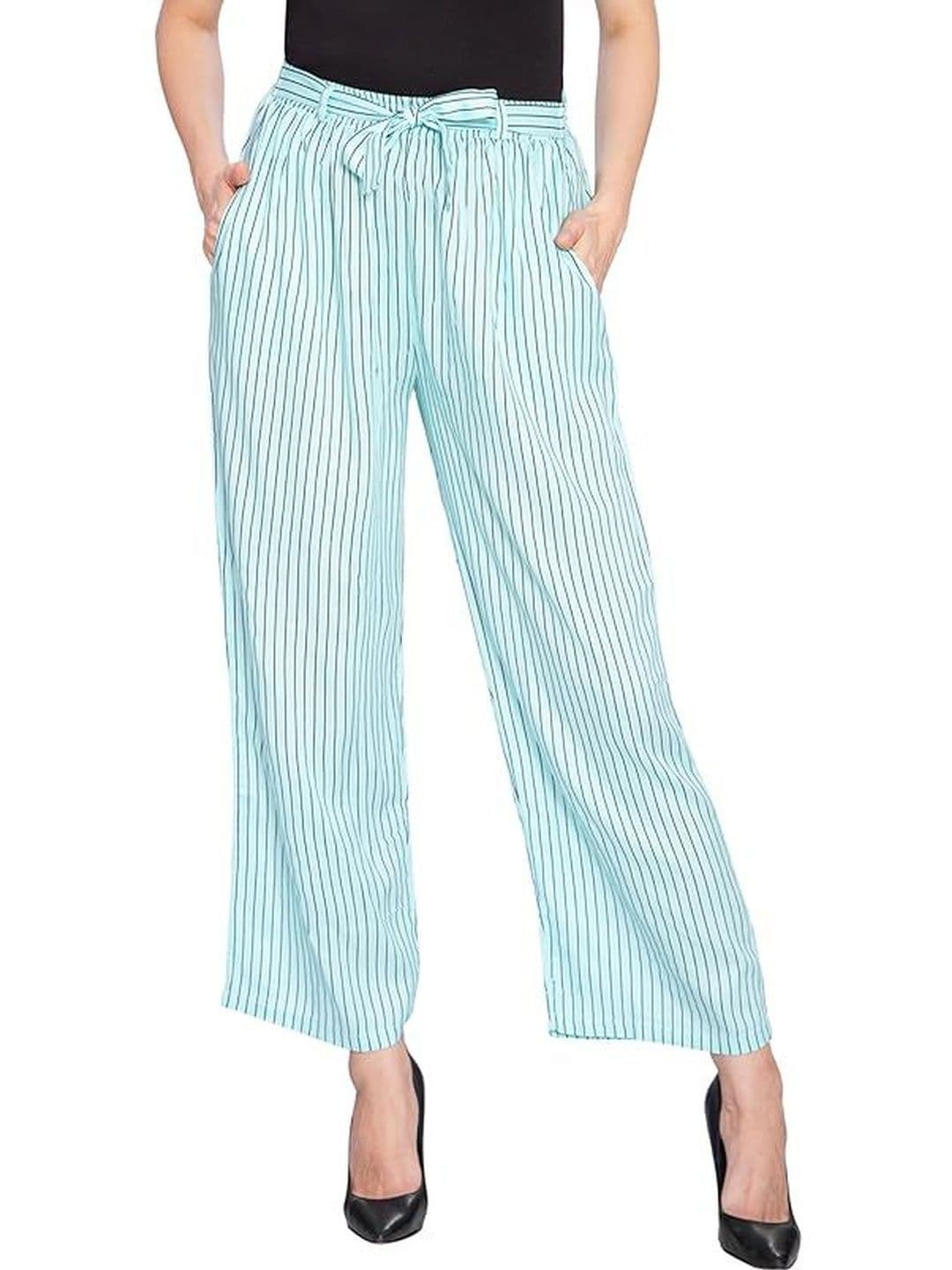 TNQ Women Striped Palazzos - view 1
