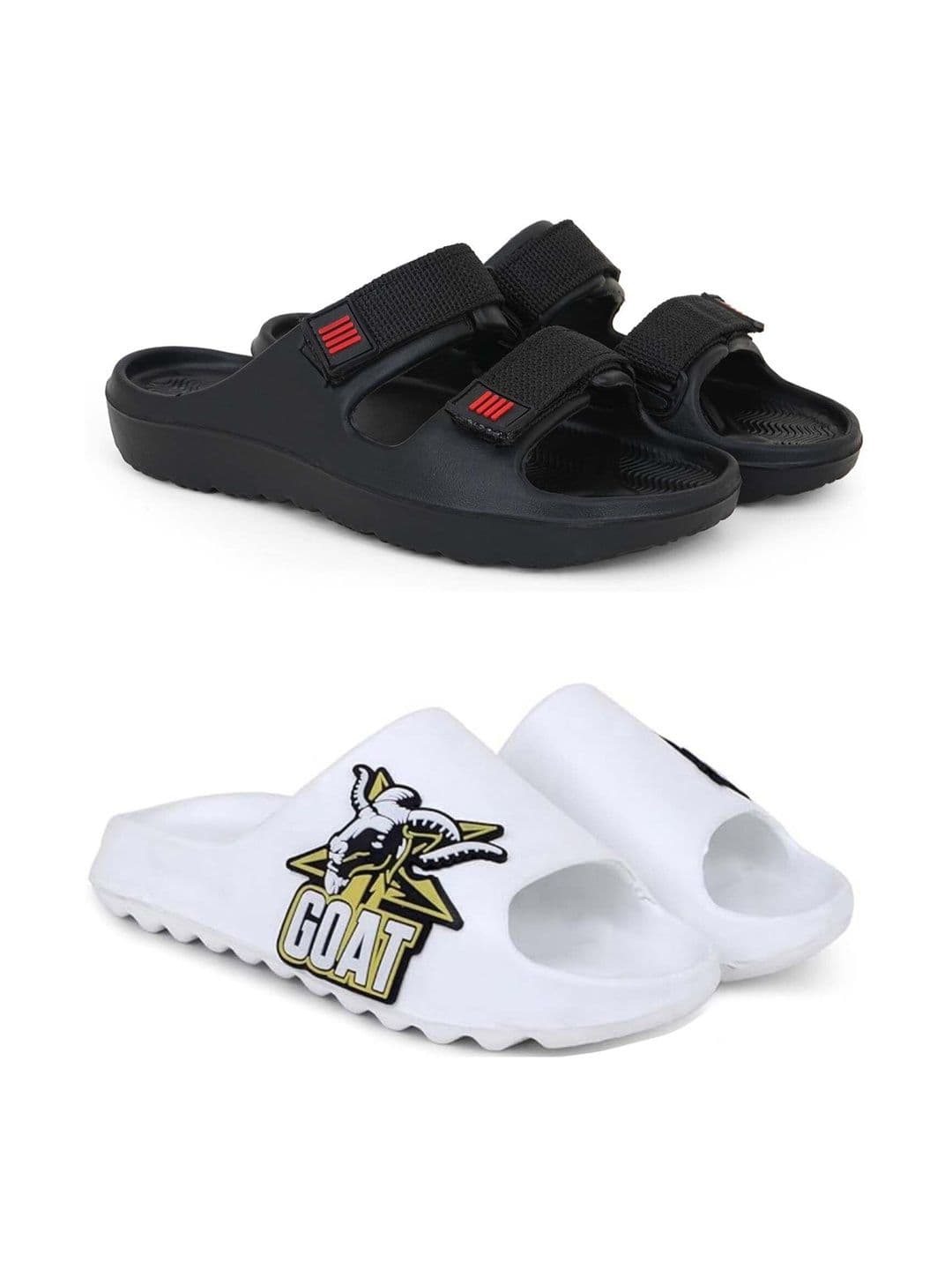 Pampy Angel Men Printed Sliders - view 1