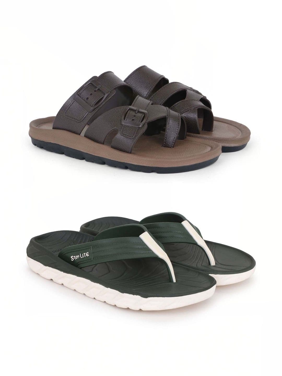 KAPYANSH Men Set Of 2 Thong Flip-Flops - view 1