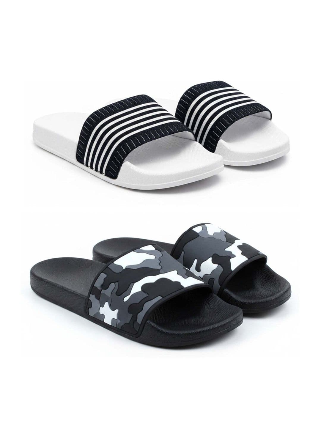 Pampy Angel Men Printed Sliders - view 1