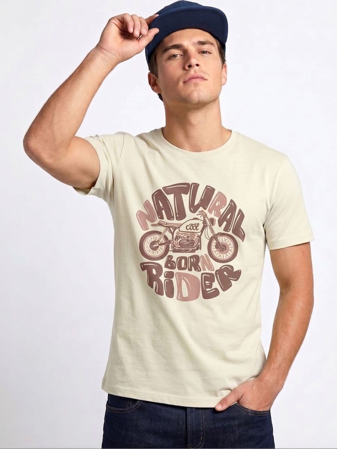 Roadster Men Printed Bio Finish T-shirt - view 1