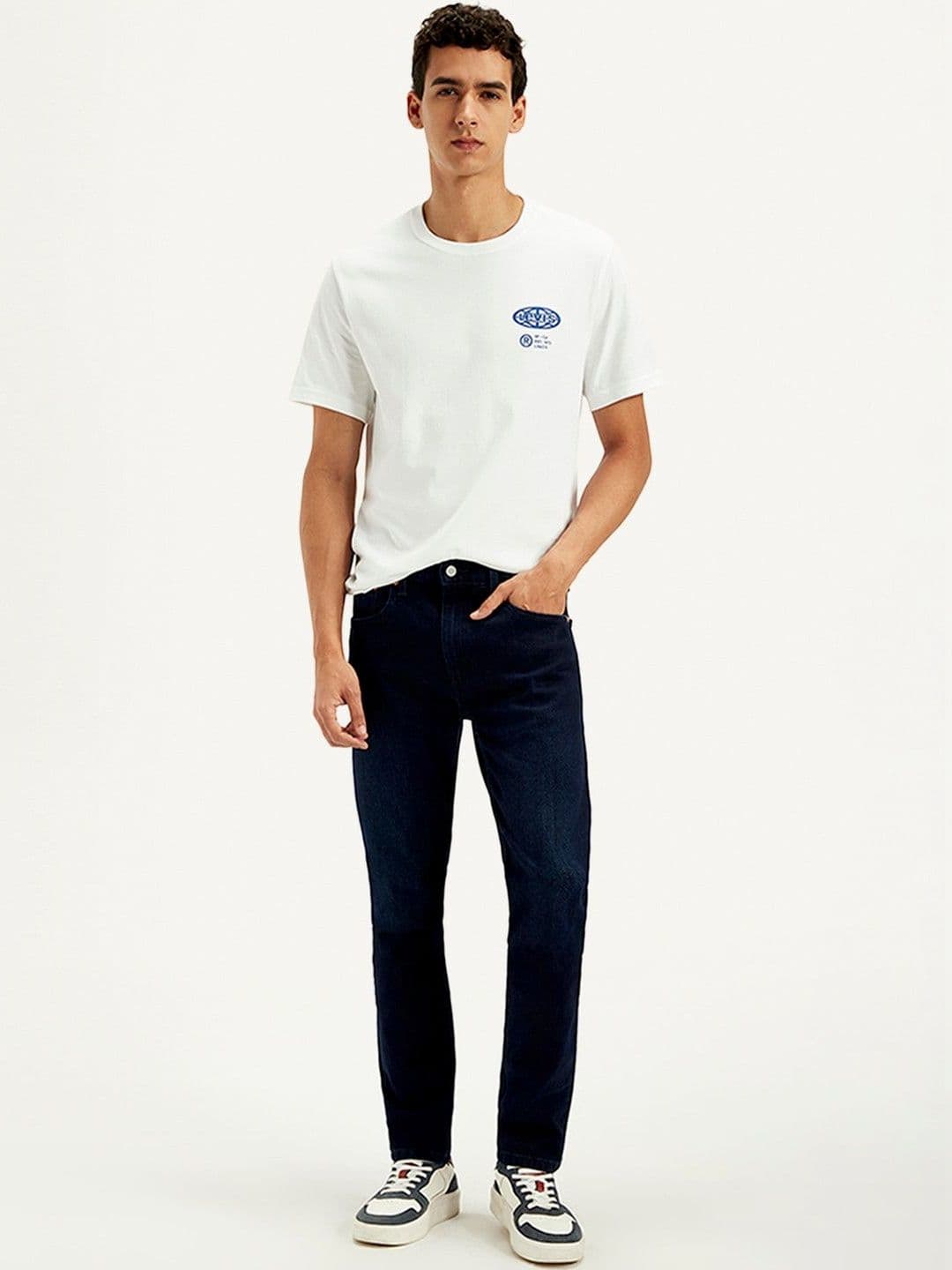 Levis Men Classic Tapered Fit Mid-Rise Stretchable Jeans - view 1