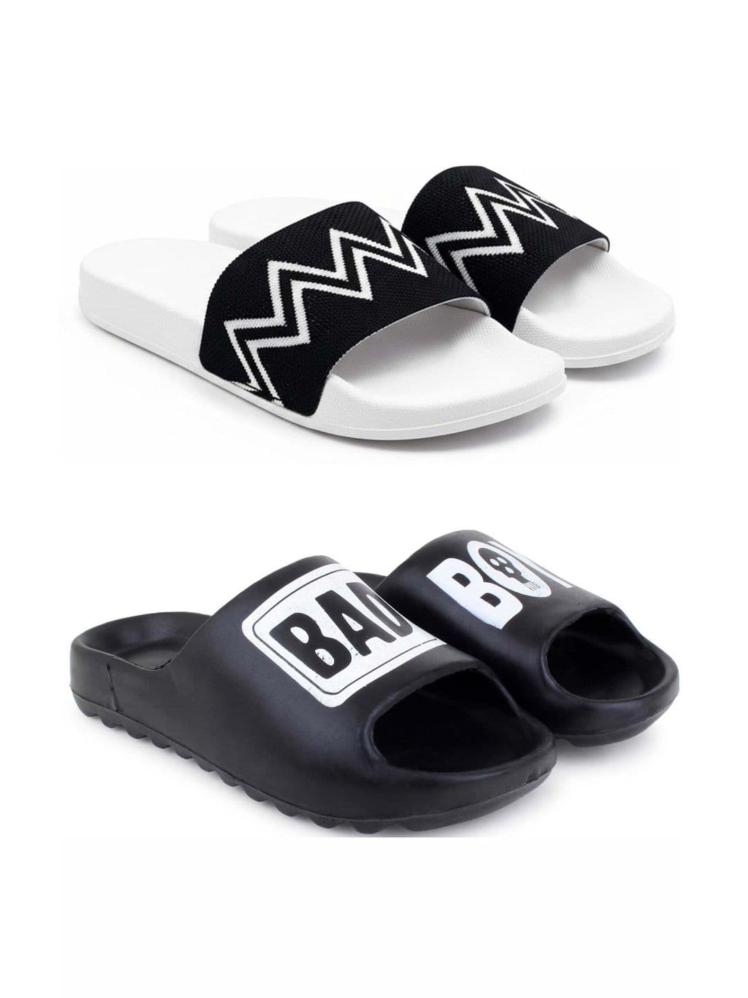 KAPYANSH Men Printed Sliders - view 1