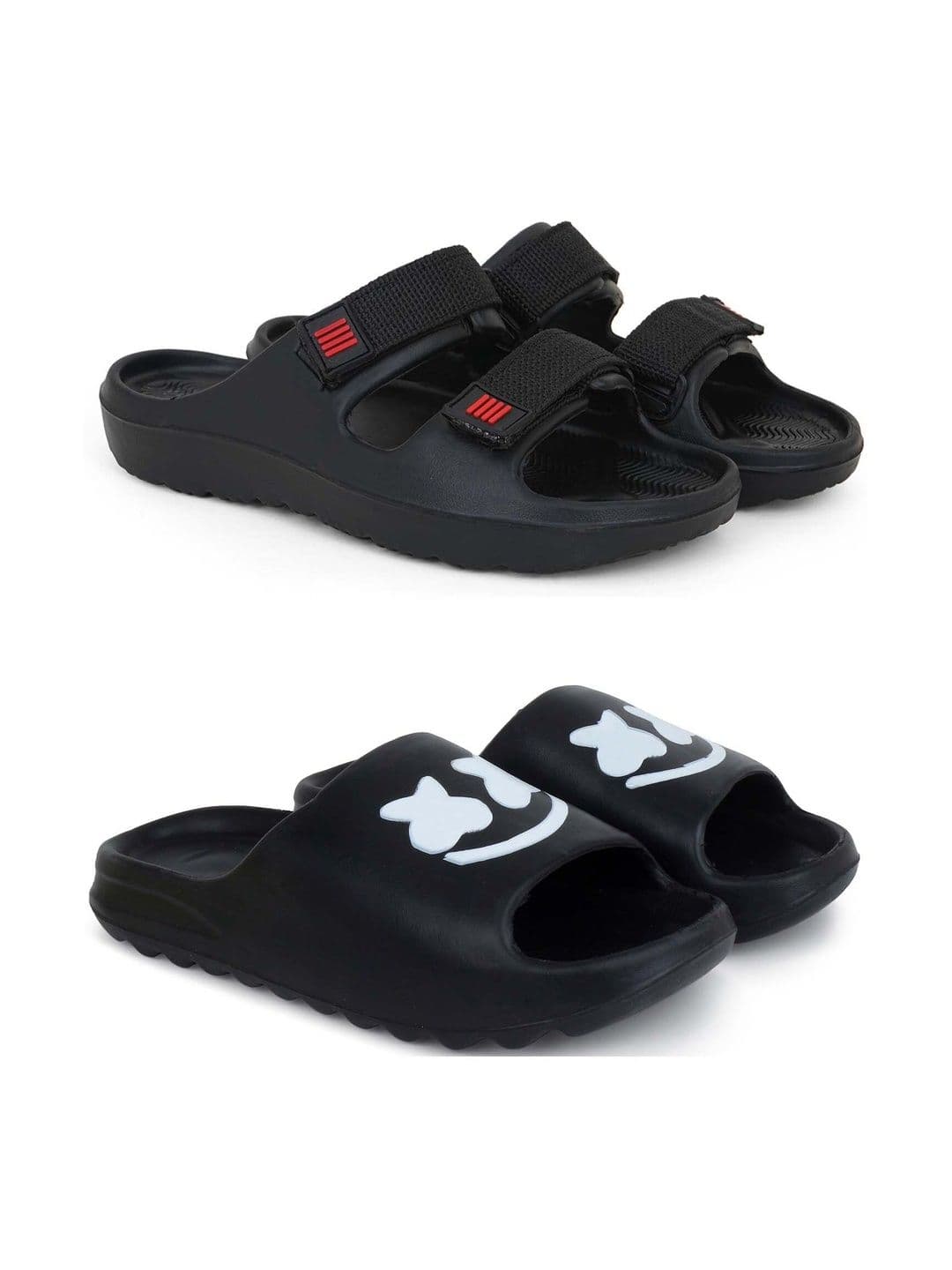 KAPYANSH Men Printed Sliders - view 1