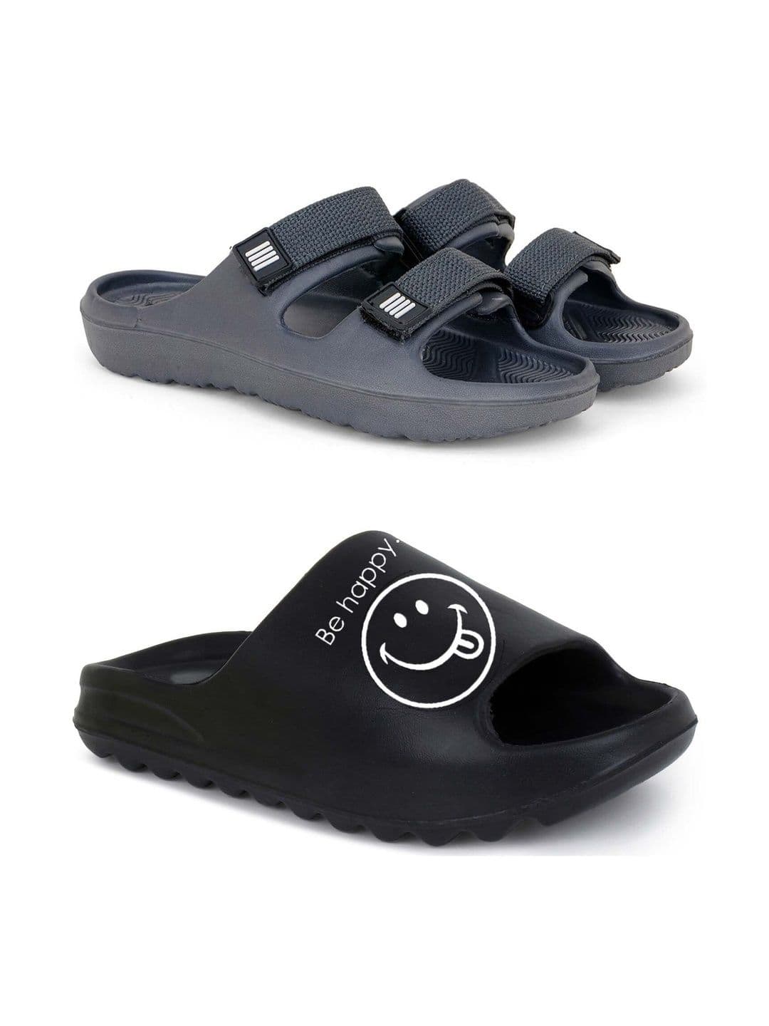 KAPYANSH Men Printed Sliders - view 1