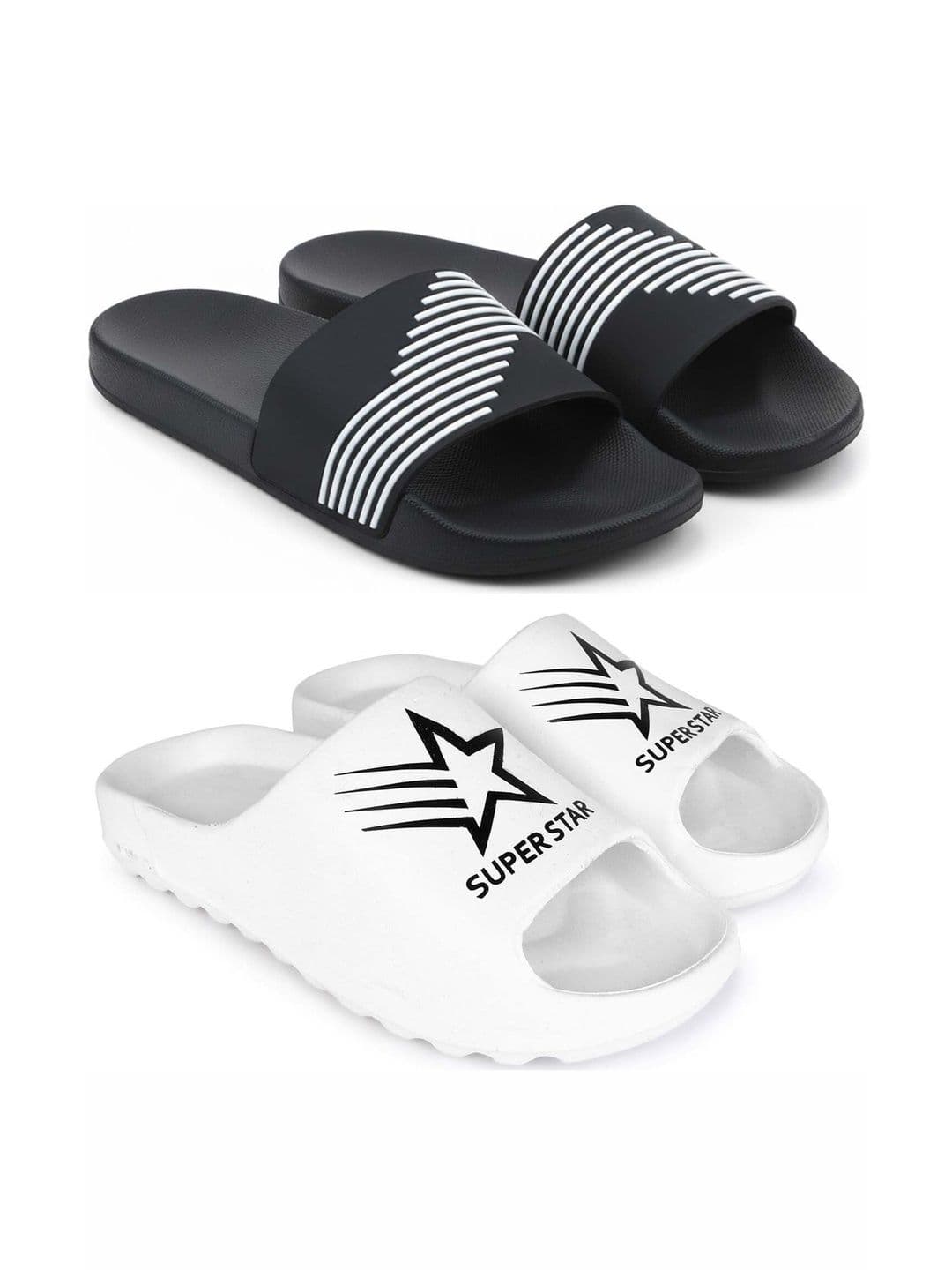 Pampy Angel Men Printed Sliders - view 1