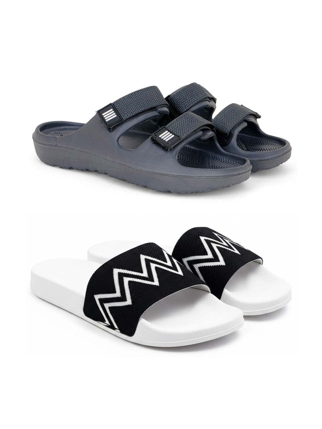 KAPYANSH Men Printed Sliders - view 1