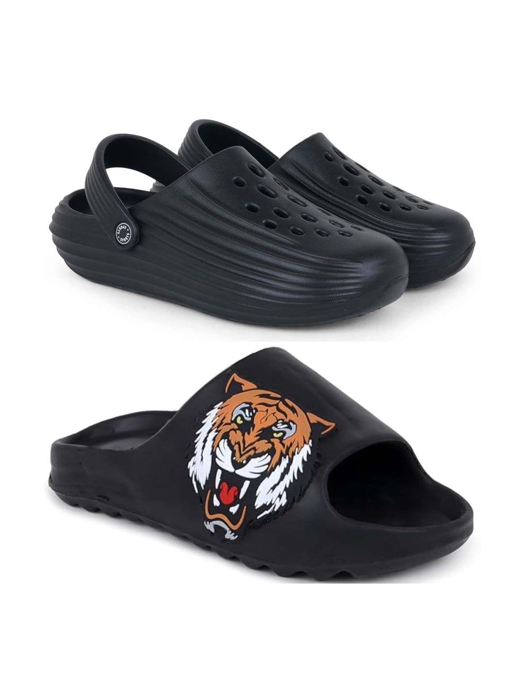 Pampy Angel Men Printed Sliders - view 1