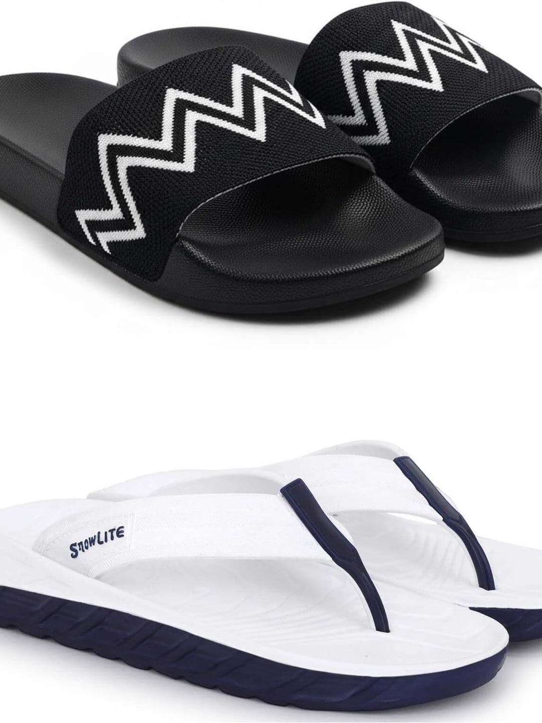 Pampy Angel Men Colourblocked Thong Flip-Flops - view 1