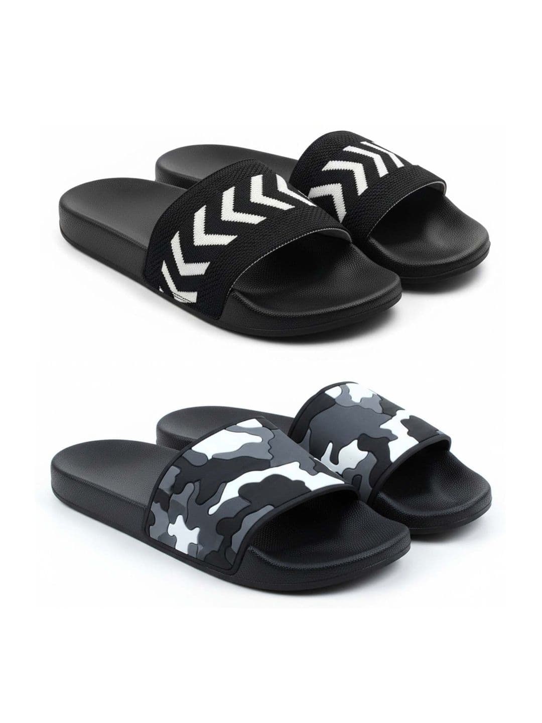 KAPYANSH Men Printed Sliders - view 1