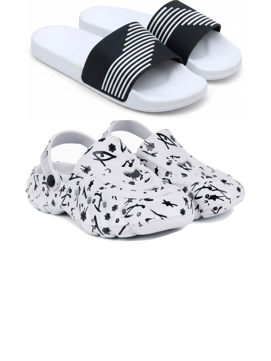 KAPYANSH Men Printed Sliders - view 1
