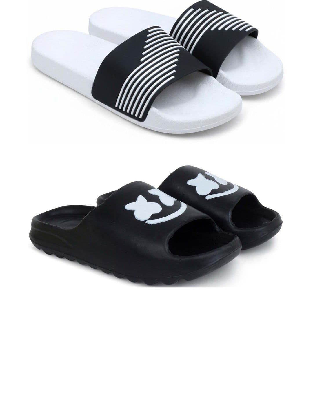 Pampy Angel Men Printed Sliders - view 1