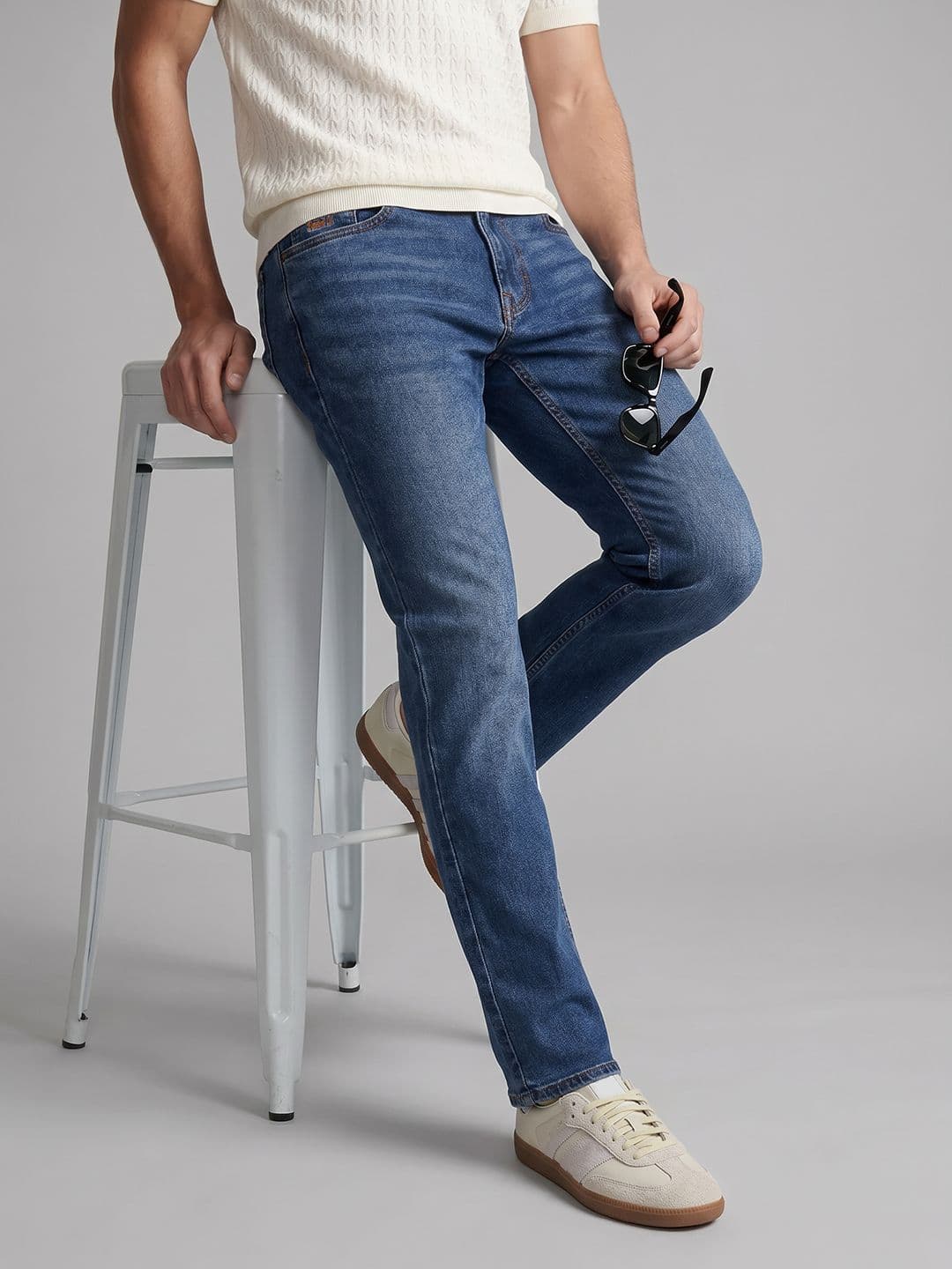 U.S. Polo Assn. Denim Co. Men Harold Slim Straight Fit Light Fade Jeans - view 1