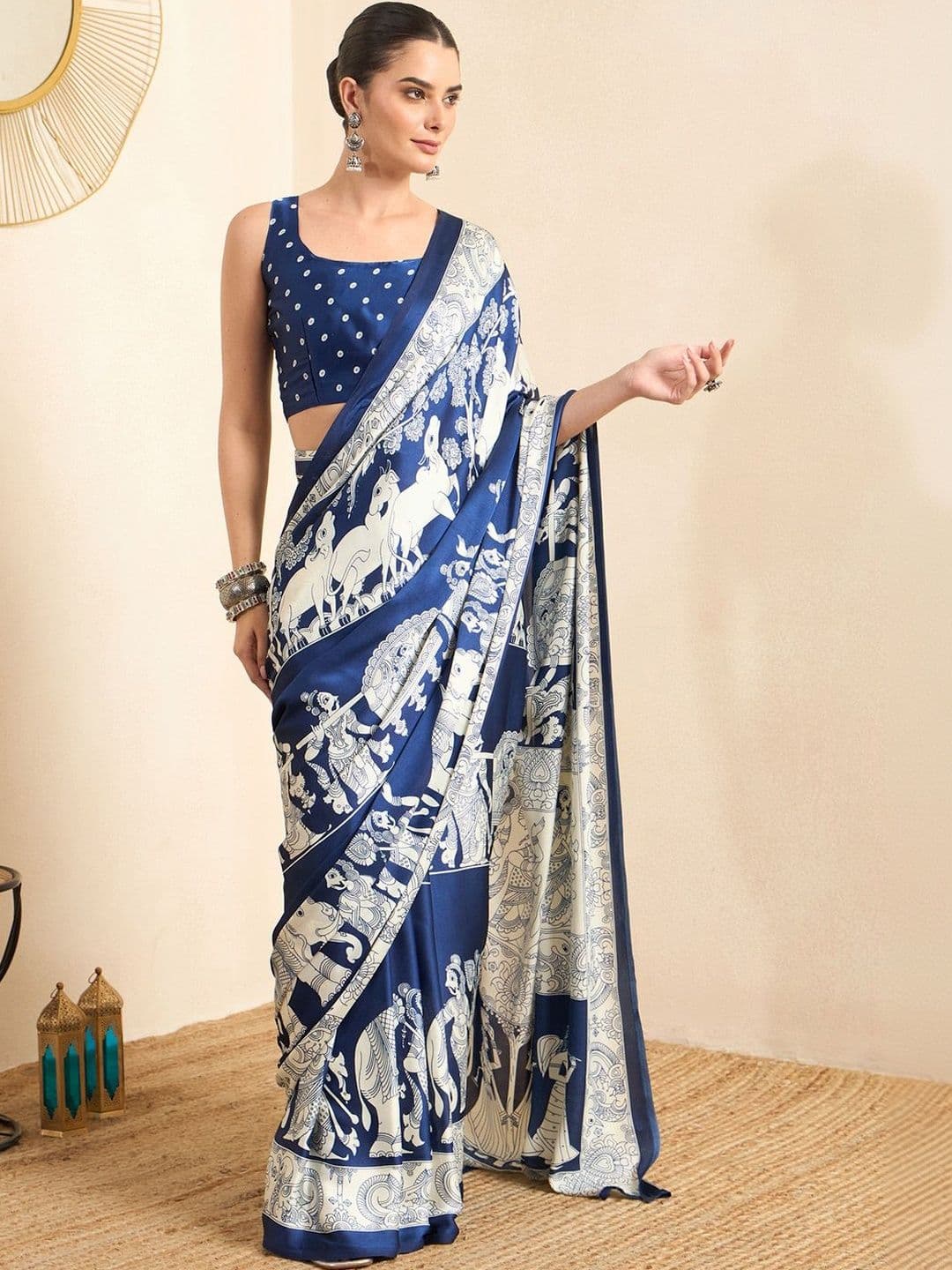 Saree mall Ethnic Motifs Ready to Wear Saree - view 1
