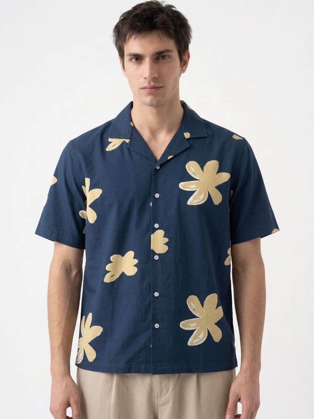 TRULOOM Men Relaxed Floral Printed Casual Shirt - view 1